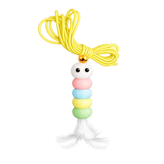 BUNGEE™ WORM CAT TOY