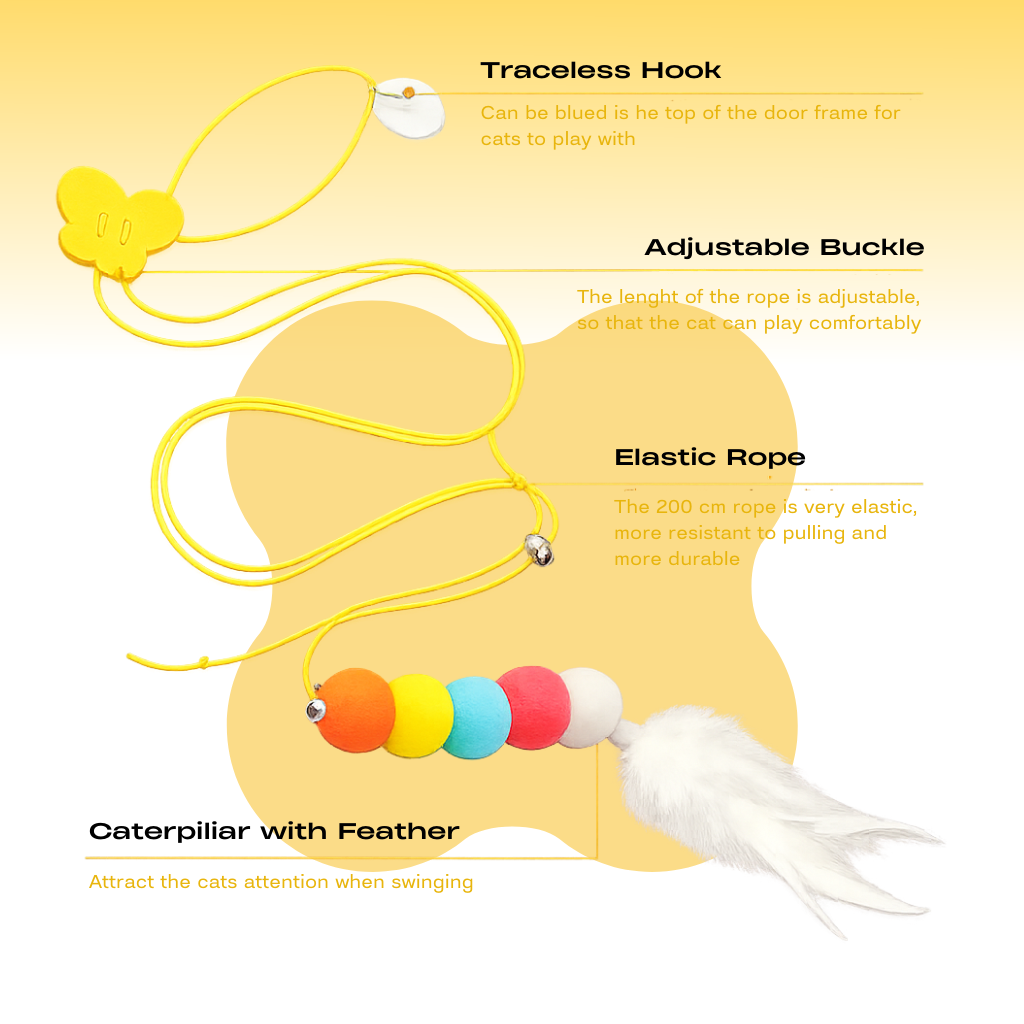BUNGEE™ PREMIUM ELASTIC CAT TOY